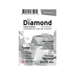 Obaly na karty - Diamond Sleeves: White - &#039;&#039;Through the Ages&#039;&#039; 50x75 mm (100 k...
