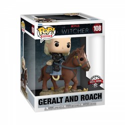 Funko POP Ride Deluxe: Witcher - Geralt on Roach (exclusive special edition)