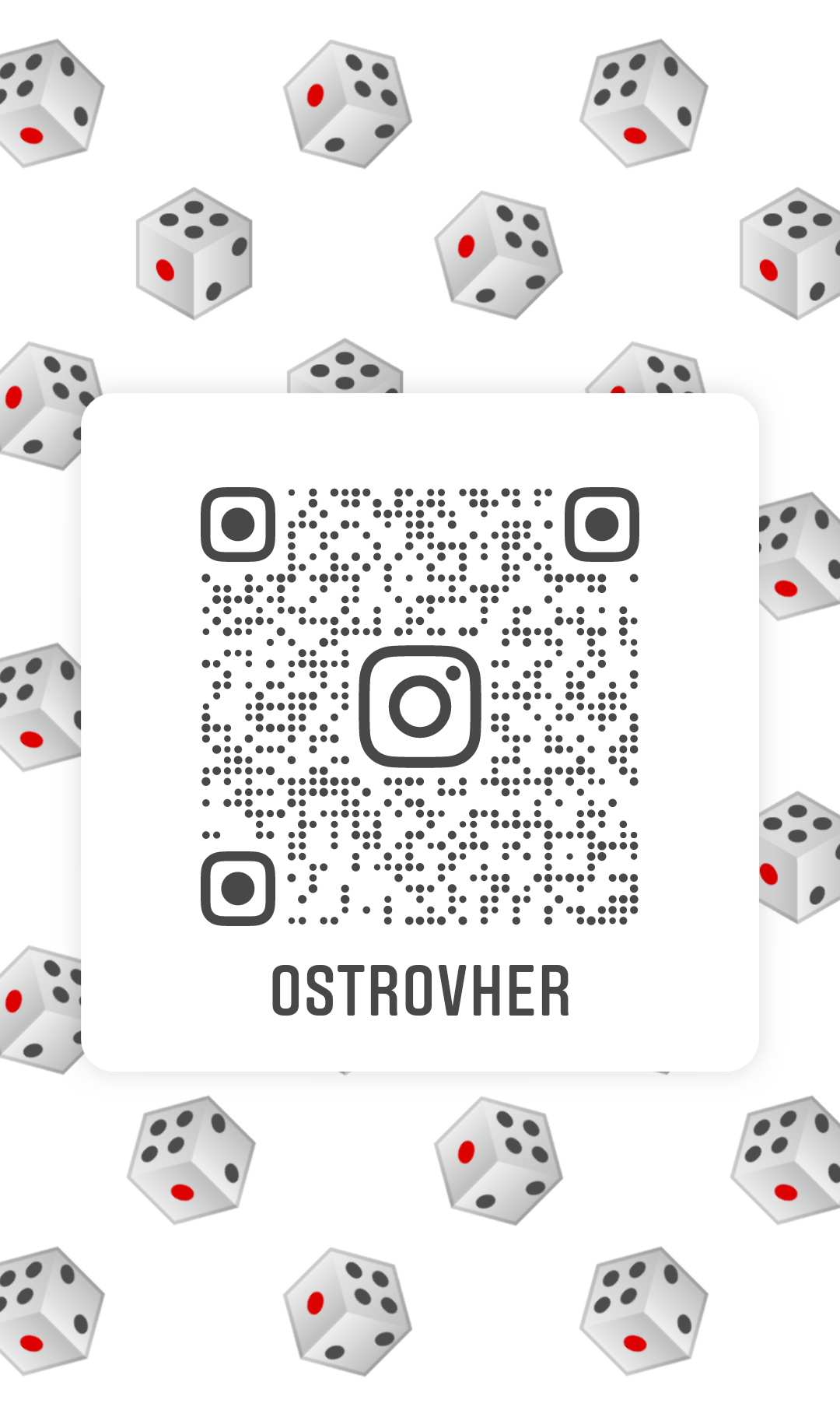 Jmenovka Instagram Ostrovher