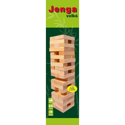 Jenga velká přírodní (32 cm)