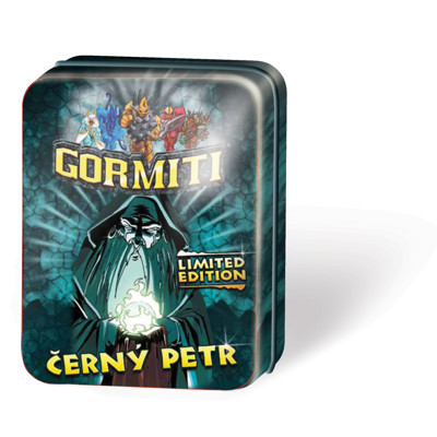 Černý Petr Gormiti - plechová krabička