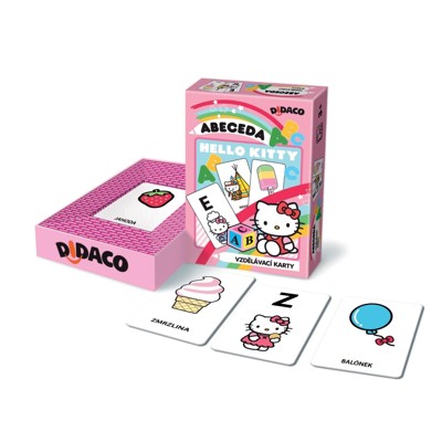 Abeceda Hello Kitty - vzdělávací karty