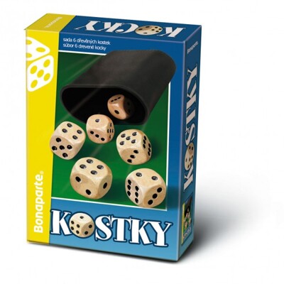 Kostky a kalíšek - cestovní hra