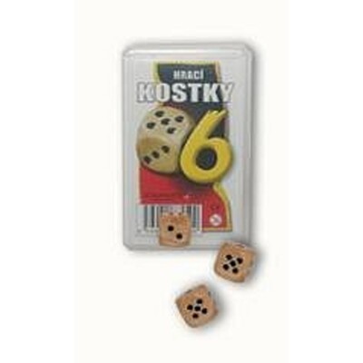 Sada 6 kostek v plastové krabičce
