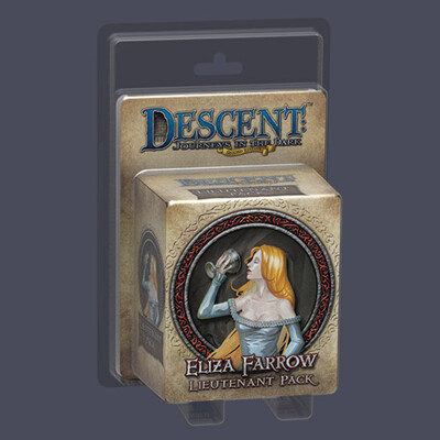 Descent 2nd edition: Eliza Farrow Lieutenant Miniature