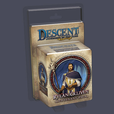 Descent 2nd edition: Rylan Olliven Lieutenant Miniature