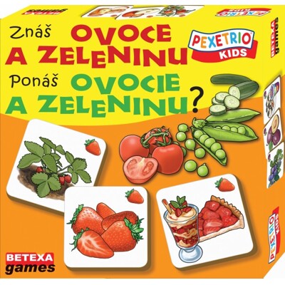 PEXETRIO KIDS - Znáš ovoce a zeleninu?