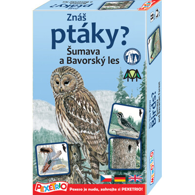 PEXETRIO - Znáš ptáky? Šumava a Bavorský les