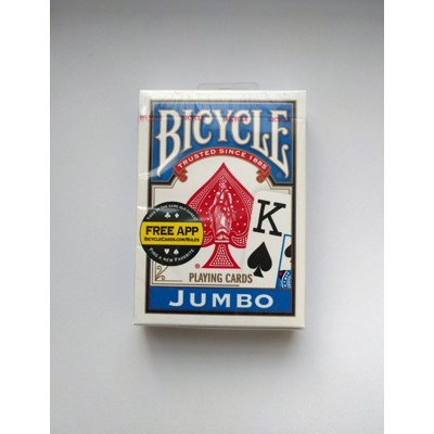 Bicycle - Rider Back Jumbo - Poker karty modré