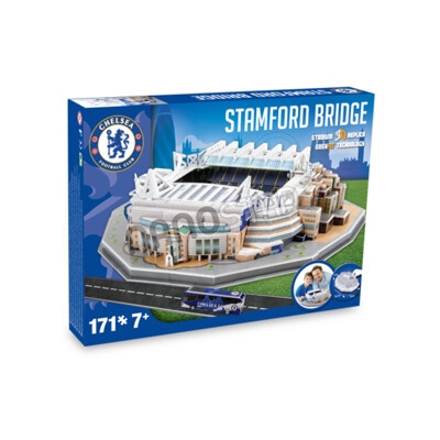 Nanostad: 3D puzzle fotbalový stadion UK - Stamford Bridge (Chelsea)