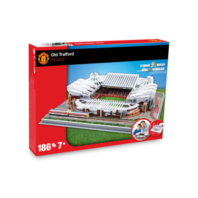 Nanostad: 3D puzzle fotbalový stadion UK - Old Trafford (Manchester United)
