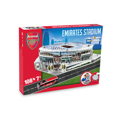 Nanostad: 3D puzzle fotbalový stadion UK - Emirates (Arsenal)