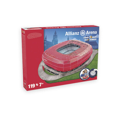 Nanostad: 3D puzzle fotbalový stadion GERMANY - Allianz Arena Bayern Munchen