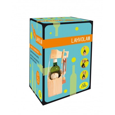 Lahvolam 2 - dřevěný hlavolam na láhev