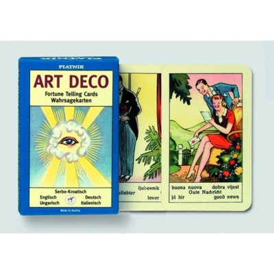 Vykládací karty Art Deco