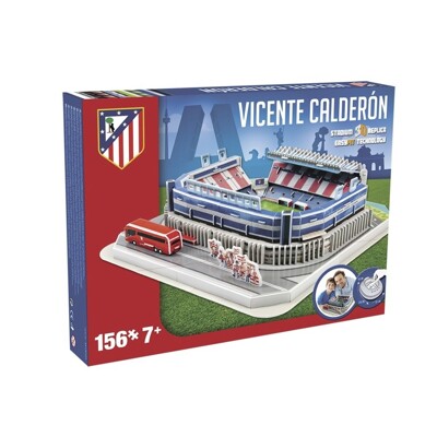 Nanostad: 3D puzzle fotbalový stadion SPAIN - Vicente Calderon (Atletico de Madrid)