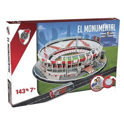 Nanostad: 3D puzzle fotbalový stadion ARGENTINA - El Monumental (River Plate)
