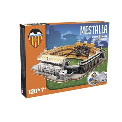 Nanostad: 3D puzzle fotbalový stadion SPAIN - Mestalla (Valencia)