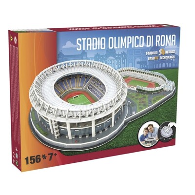 Nanostad: 3D puzzle fotbalový stadion  ITALY - Olimpico (Roma + Lazio)