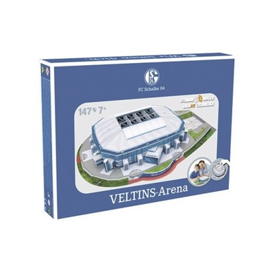 Nanostad: 3D puzzle fotbalový stadion GERMANY - Veltins Arena (Shalke 04)