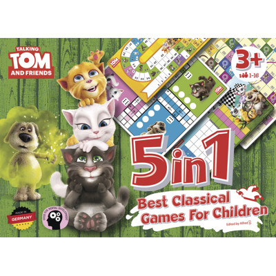 Talking Tom a přátelé - 5v1: Nejlepší klasické hry pro děti