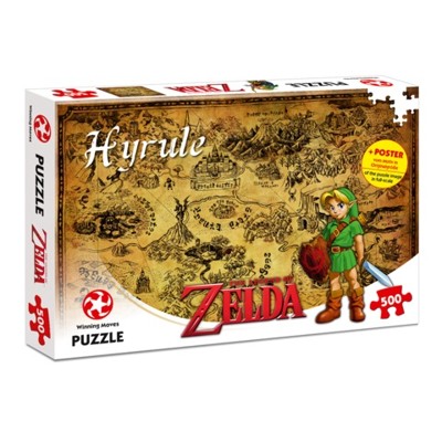 Puzzle: The Legend of Zelda - Hyrule Field (500 dílků)