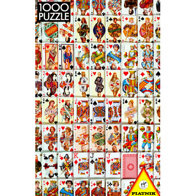 Puzzle - Hrací karty (1000 dílků)