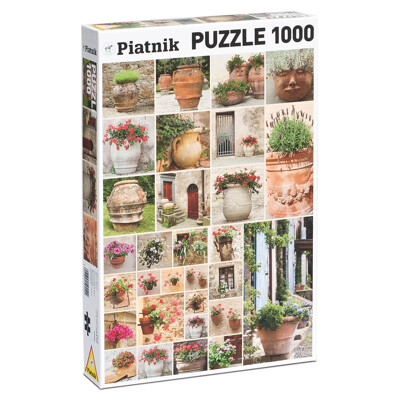 Puzzle - květináče (1000 dílků)