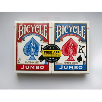 Bicycle - Rider Back Jumbo - Poker karty (2 pack)