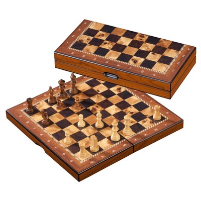 Šachy dřevěné - skládací, 26 mm