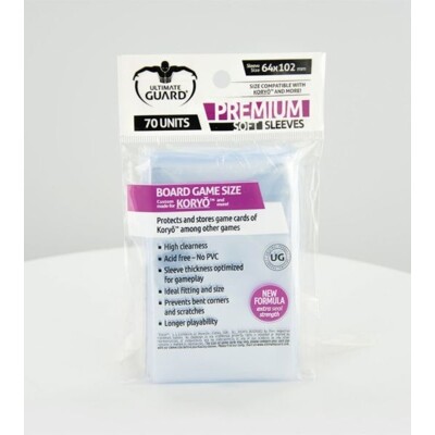Ultimate Guard Premium Soft Sleeves (64 x 102 mm), 70 ks v balení