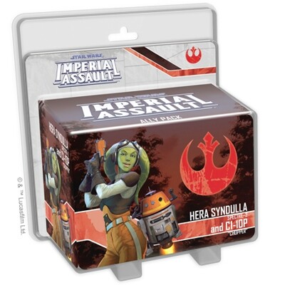 Star Wars: Imperial Assault - Hera Syndulla and C1-10P Ally Pack