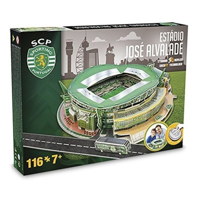 Nanostad: 3D puzzle fotbalový stadion PORTUGAL - Jose Alvalade (Sporting Lisboa)