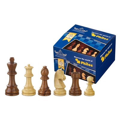 Šachové figury Staunton -  Artus, 78 mm