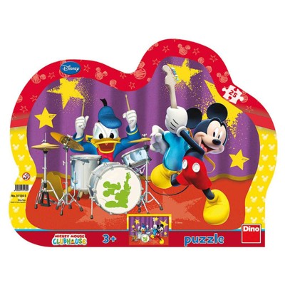 Puzzle - Mickeyho kapela (25 dílků)
