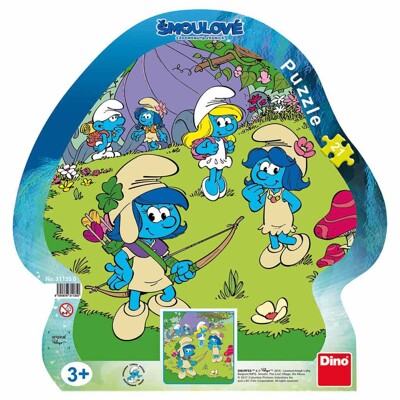 Puzzle - Šmoulové 3: Amazonky (21 dílků)
