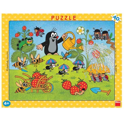 Puzzle - Krtek v jahodách (40 dílků)