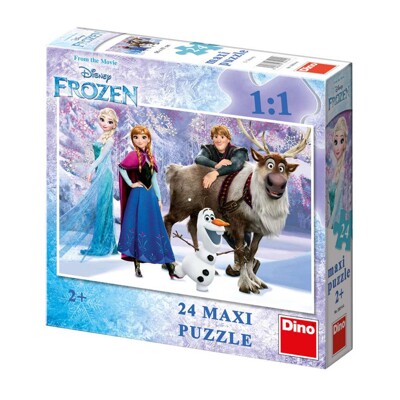 Puzzle Maxi - Frozen: Elsa a přátelé (24 dílků)