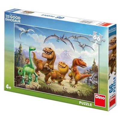 Puzzle - Hodný dinosaurus: Arlo a kamarádi (66 dílků)