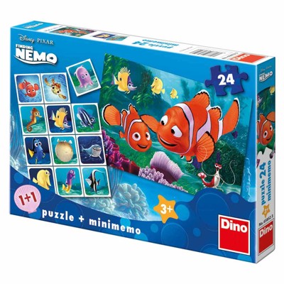 Puzzle set - Nemo (24 dílků) + minipexeso