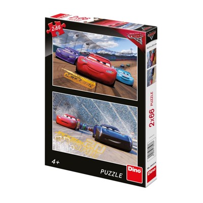 Puzzle - Cars 3: Závod (2 x 66 dílků)