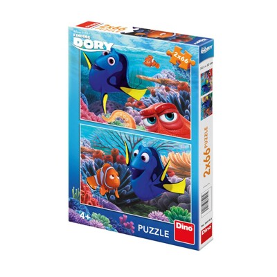 Puzzle - Dory mezi korály (2 x 66 dílků)