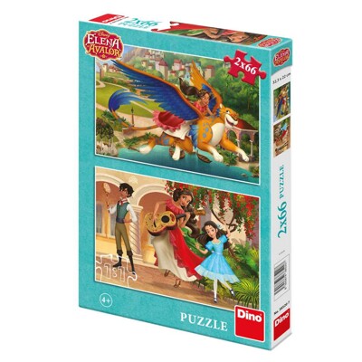 Puzzle - Elena z Avaloru (2 x 66 dílků)