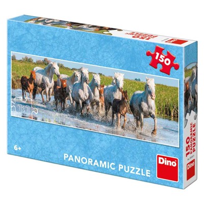 Puzzle Panoramic - Camargští koně (150 dílků)