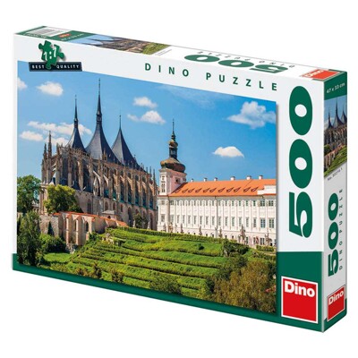 Puzzle - Chrám svaté Barbory (500 dílků)