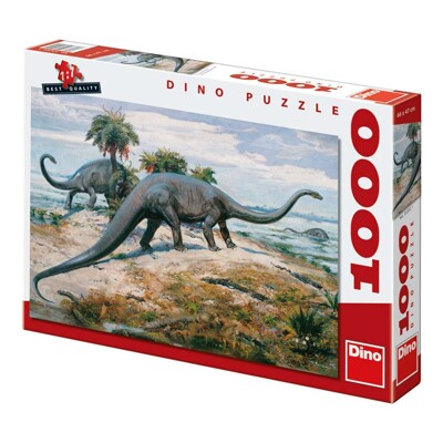 Puzzle - Zdeněk Burian: Diplodocus (1000 dílků)