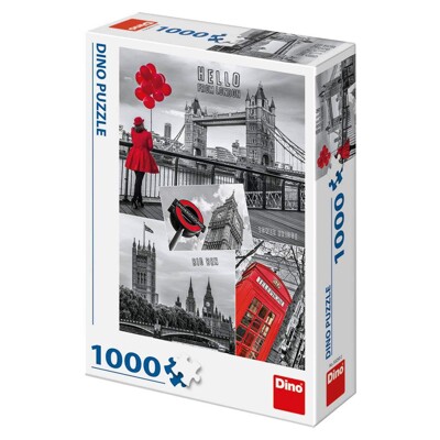 Puzzle - Londýn koláž (1000 dílků)