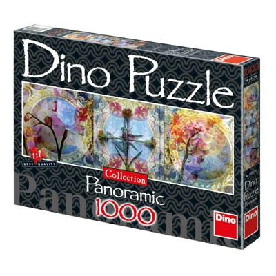 Puzzle Panoramic - Květinové okouzlení (1000 dílků)