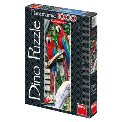 Puzzle Panoramic - Papoušci (1000 dílků)