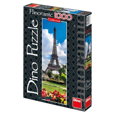 Puzzle Panoramic - Eiffelova věž na jaře (1000 dílků)